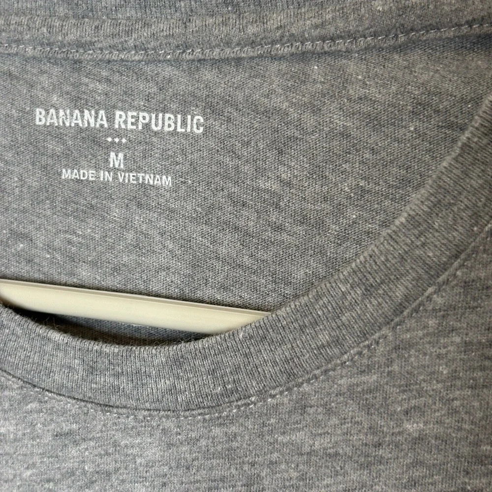Banana Republic Camera Graphic Tee Medium Heather Gray Streetwear‎ Photographer